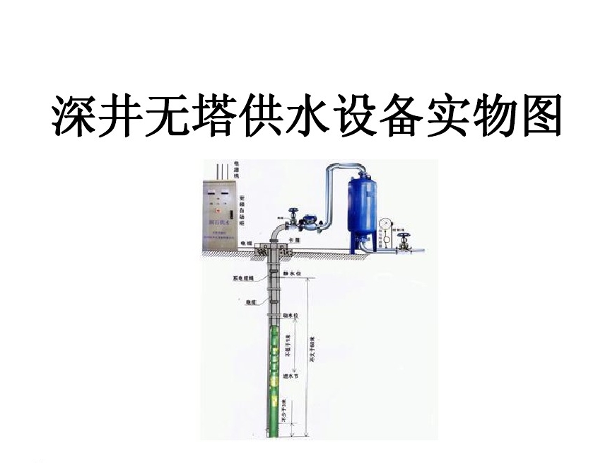 莆田北岸区井泵无塔式供水设备